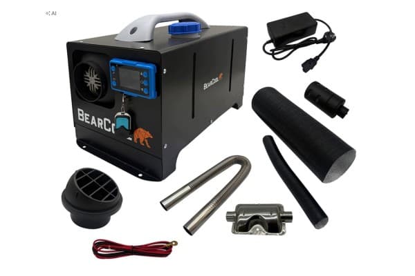 BearCool Diesel Heater 5kW 12V/24V/230V - Kit Remote Control usado