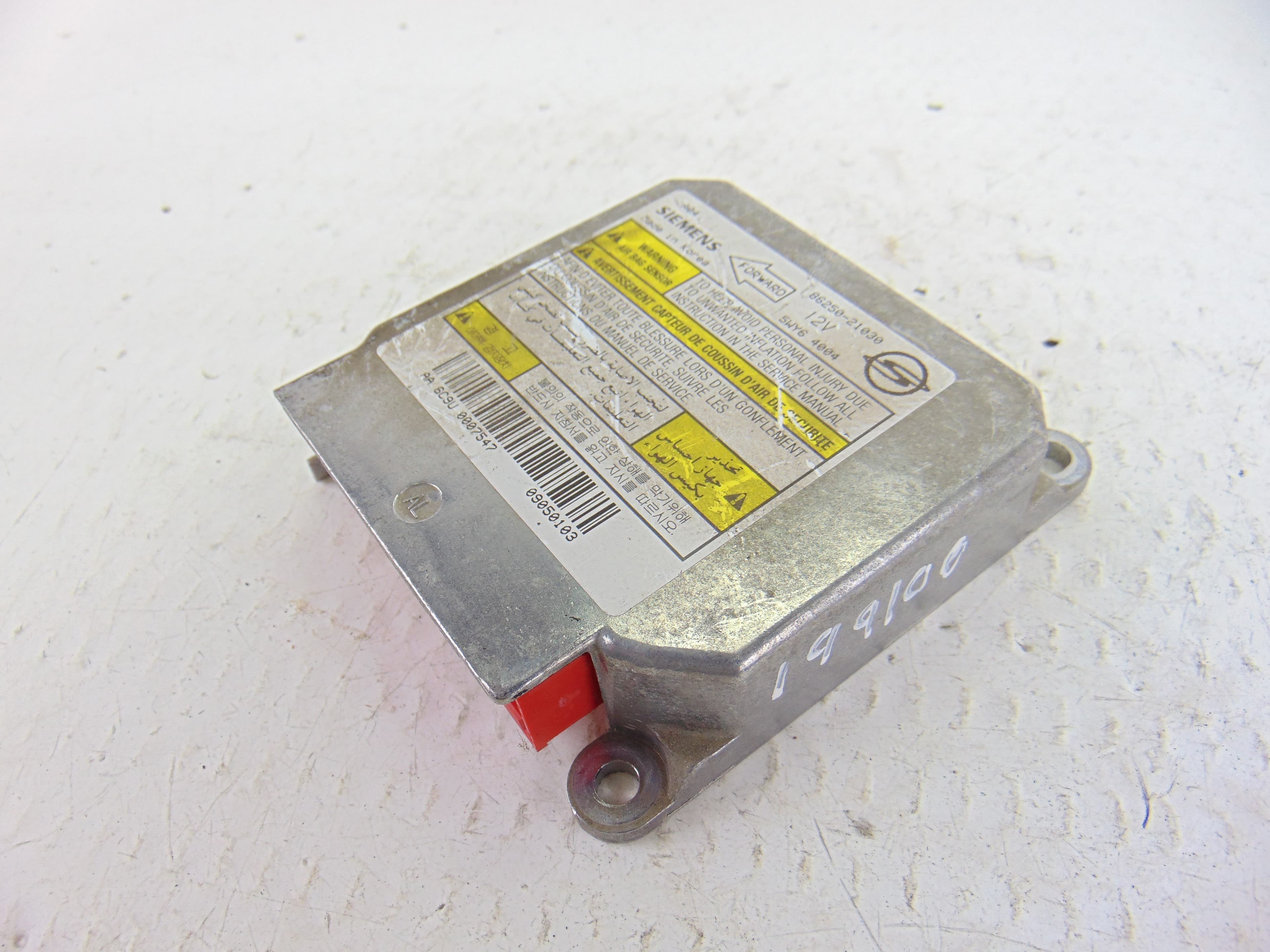 Centralita airbag, Ssangyong Rodius Xdi Limited 2005, 8625021030 usado
