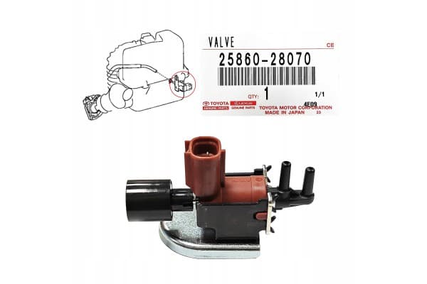 Válvula de vacío Toyota Avensis RAV4 1AZFSE 2AZFSE 25860-28070 OEM nuevo