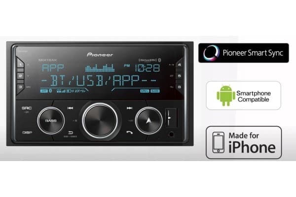 Radio de coche Pioneer Mvh-S620BT 2-Din Bluetooth MP3 Usb Aux VarioColor usado