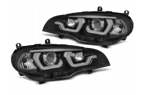Faros Tuning-Tec Eléctricos Izquierdo y Derecho Halógenos usado