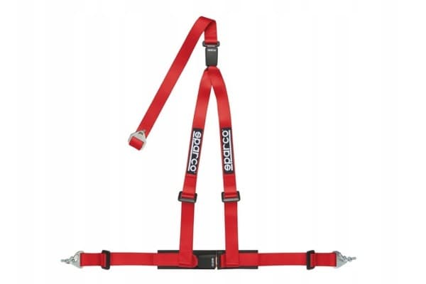 Cinturón de seguridad Sparco 3 puntos Ece 04608DF1 rojo usado