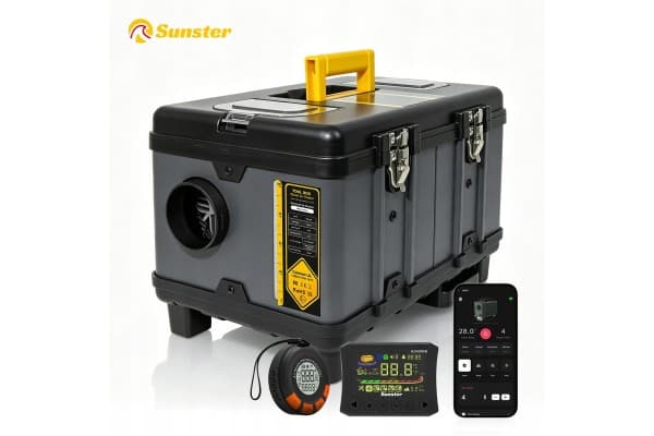 Calefactor de estacionamiento 8KW con WiFi Bluetooth, termostato, modo 5500m usado