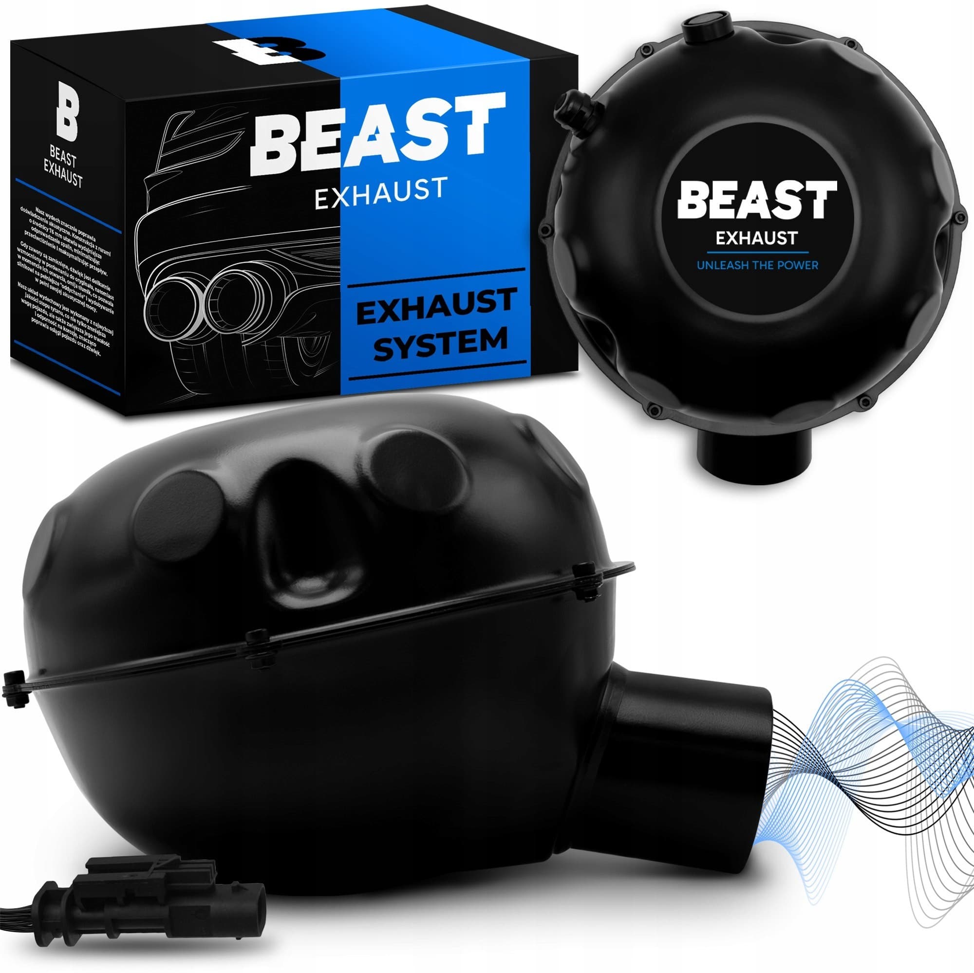 Amplificador de Sonido Auto Gamma Universal para Escape Activo nuevo