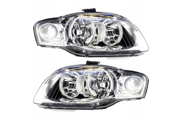 Faros delanteros Depo para Audi A4 B7 2004-2008 izquierdo y derecho usado