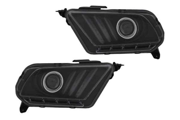 Faro delantero negro tuning Ford Mustang 2010-13 usado