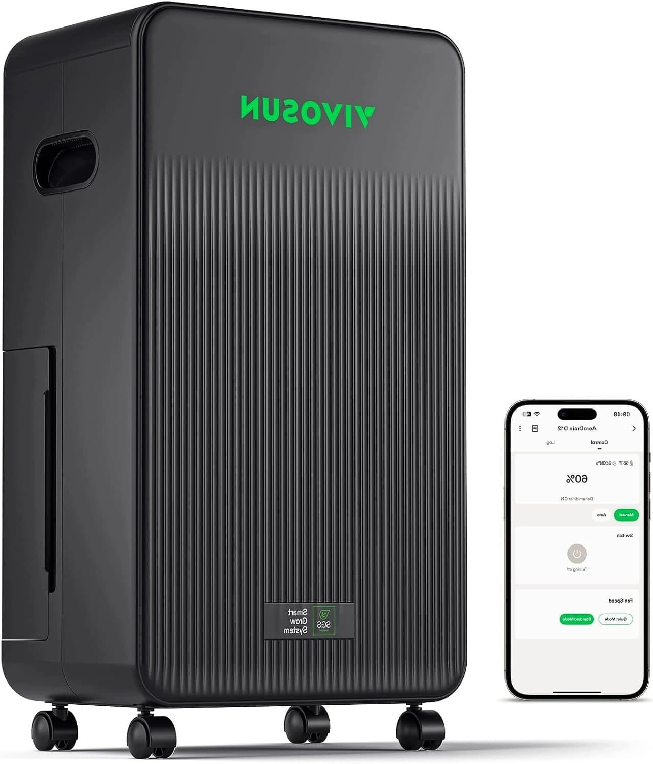 Deshumidificador Eléctrico 12 L por Día con Depósito de 2 L y WiFi D12 nuevo