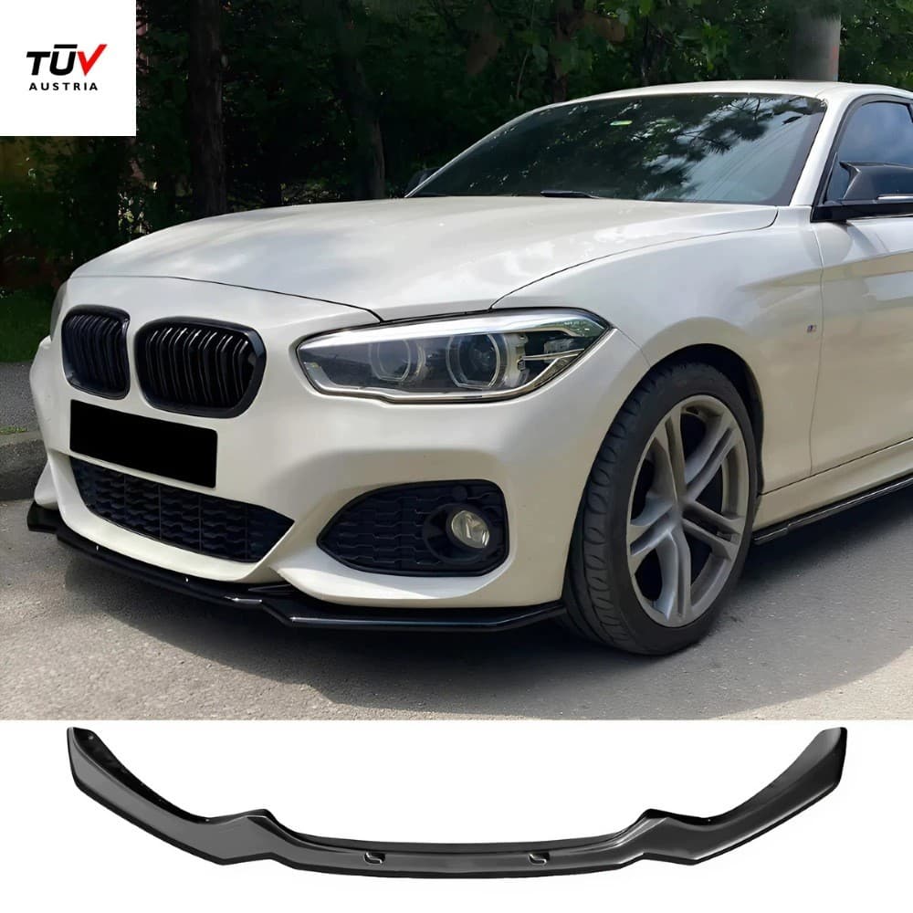 Splitter delantero para BMW Serie 1 F20/F21 M-Power Facelift 15-19 con Abe Tüv nuevo