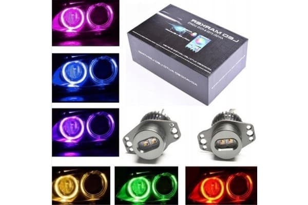 Anillos LED Rgbw WiFi Bluetooth Angel Eyes 40W para BMW E90 E91 nuevo