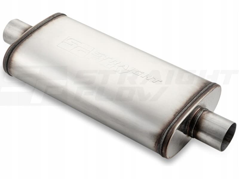Silenciador Medio Malgo - Paso Directo, 63.5mm (2.5 ) Inox Oval Deportivo 11266 nuevo