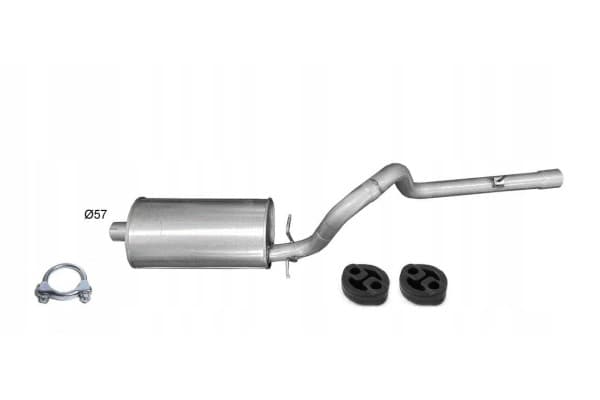 Silenciador Final Jeep Wrangler Yj/Sj 2.5 89KW 121CV 1986-1996 nuevo