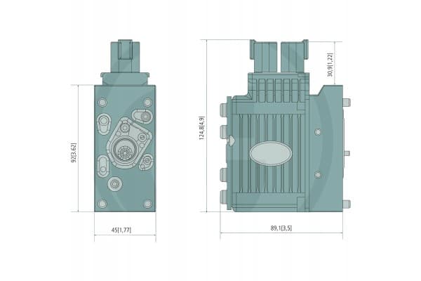Actuador Danfoss PVED32-Actuator-CC4-S7 11235804 usado
