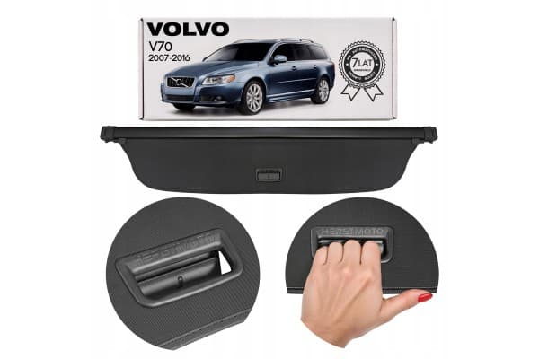 Volvo V70 Iii 2007-2016 Cubierta DE Maletero Trasero Negra 39882849 usado