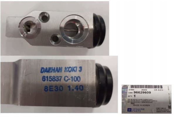 Válvula de Expansión del Aire Acondicionado para Chevrolet Captiva OE 96629609 nuevo