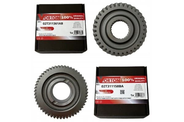 Juego de engranajes 5 velocidades 35/52 para Audi Seat Skoda VW 63156 63157 02T311361AB 02T311158T usado
