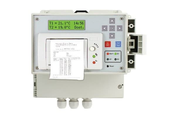 Registrador de Datos de Temperatura con Impresora Esco Dr400 2 Sensores Hermético nuevo