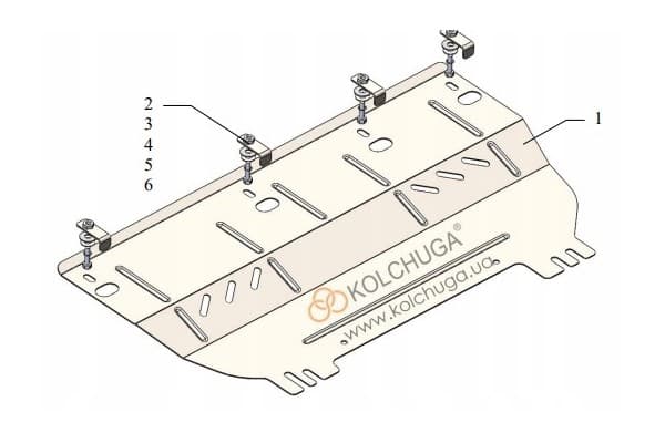 Protector Inferior de Motor de Acero para Citroen C3 Aircross (2017-) 0940 usado