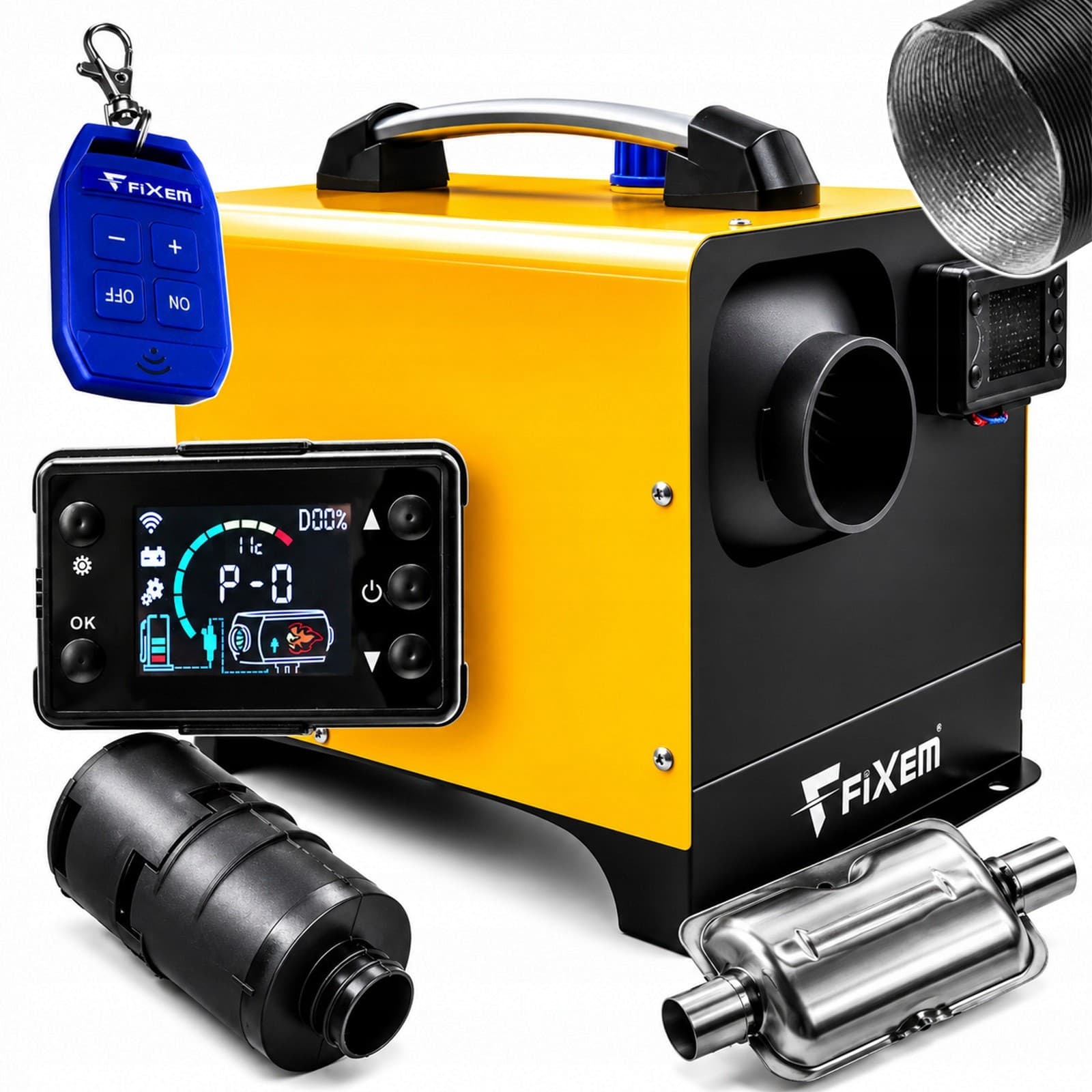 Calefactor diésel estacionario 12V 24V 230V Kit de calefacción para aparcamiento nuevo
