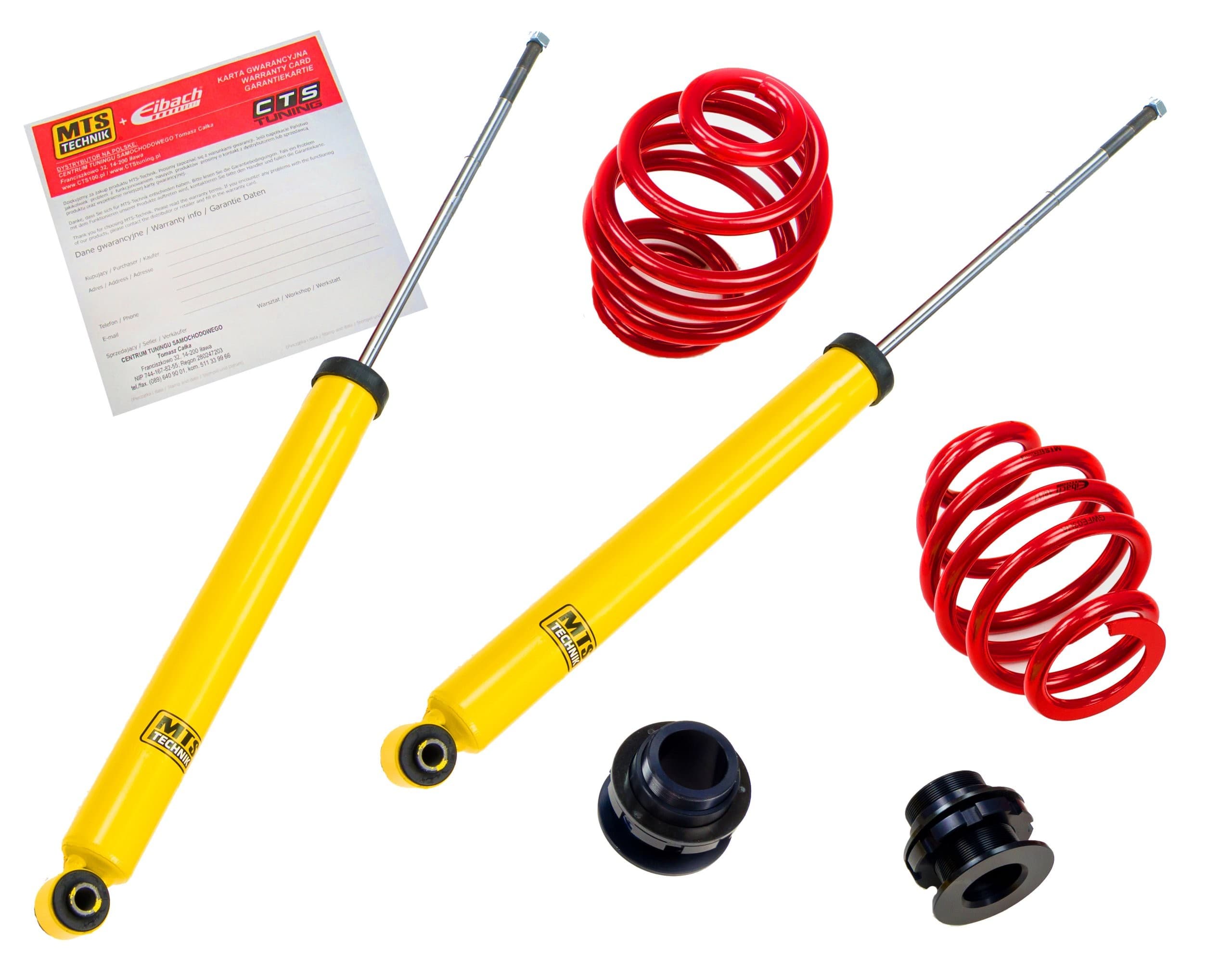 Suspensión Rosca Trasera MTS-Technik para BMW E36/E46 Edición Black Gold nuevo
