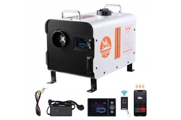 Calefacción estacionaria diésel 8KW Bluetooth con silenciador silencioso y alarma de CO usado