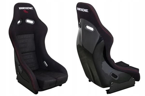 Asiento deportivo MTuning Gtr Velor Bride negro usado
