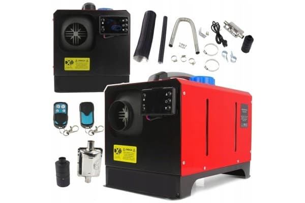 Calefactor de estacionamiento diésel Vevor 8KW con pantalla Lcd y silenciador usado