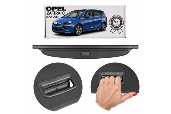 Cortina enrollable para maletero Opel Zafira C Negra 2012-2019 usado