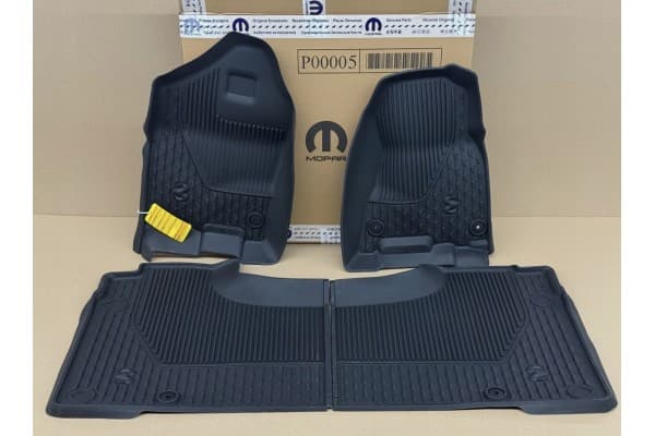 Alfombrillas de Goma para Dodge Ram 1500 Limited 2019-2026 Cabina Doble - Original OEM usado