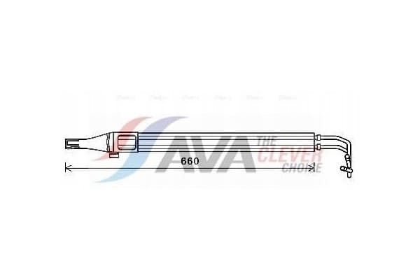 Enfriador de Aceite para Dirección Asistida Ava Quality cooling MS3684 nuevo