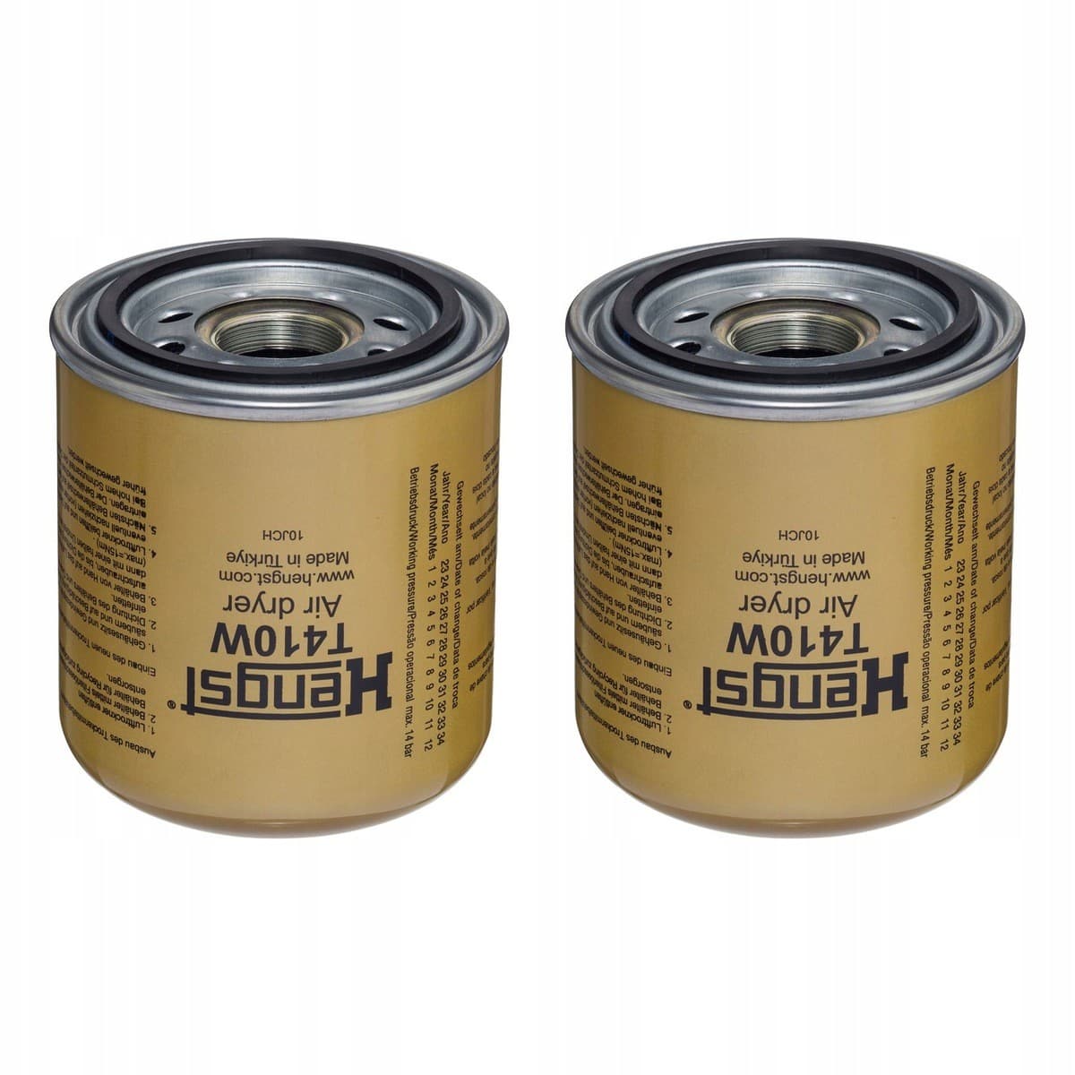 2 Cartuchos deshumidificadores Hengst Filter T410W para sistema neumático nuevo
