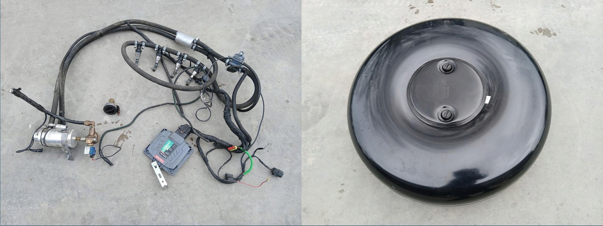 Instalación de Gas Lpg Depósito 49L Kme Nevo-Sky Direct 4 Cilindros Magic Iii usado