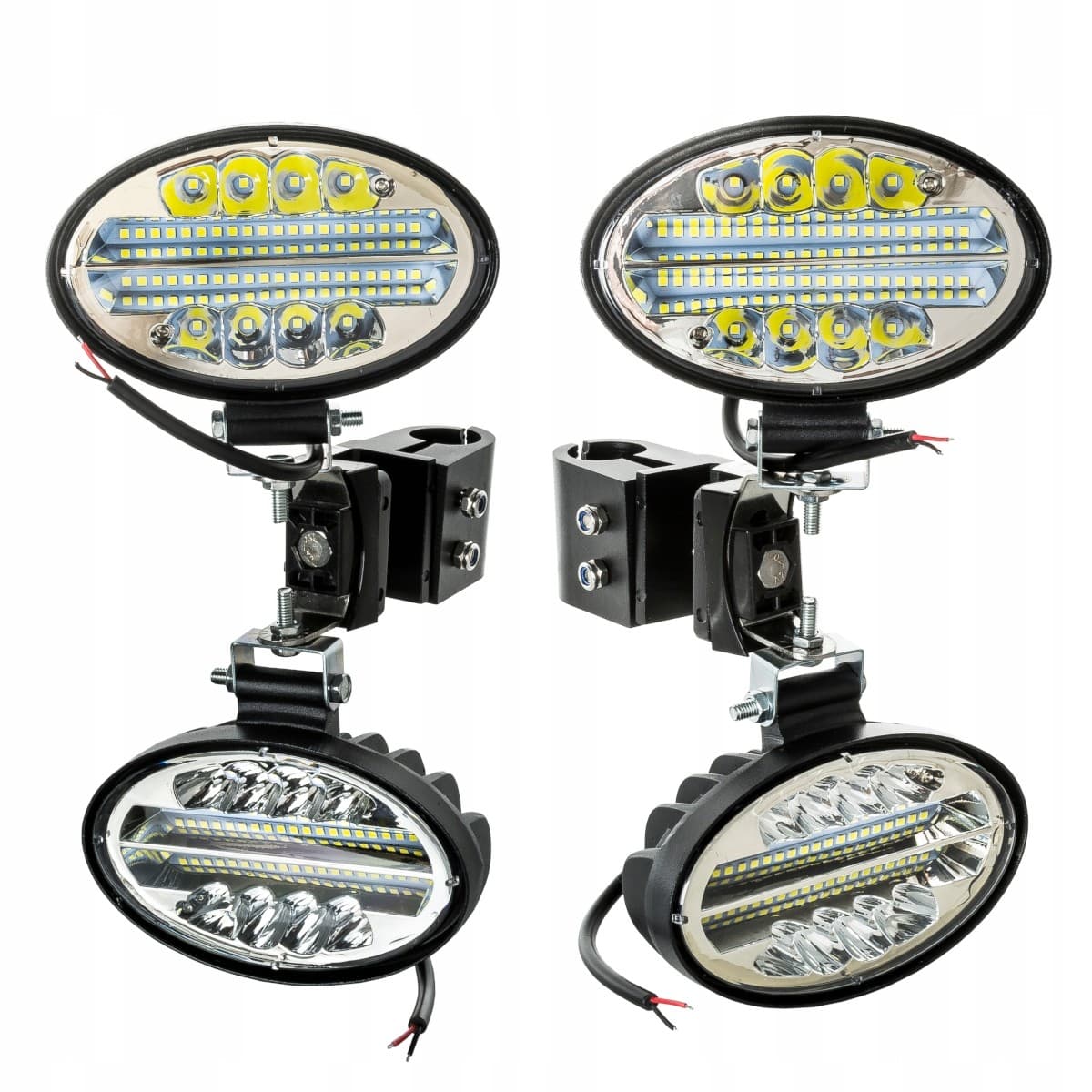 Juego de Luces de Trabajo LED 12V 24V Soporte Derecho Izquierdo John Deere 4 piezas nuevo