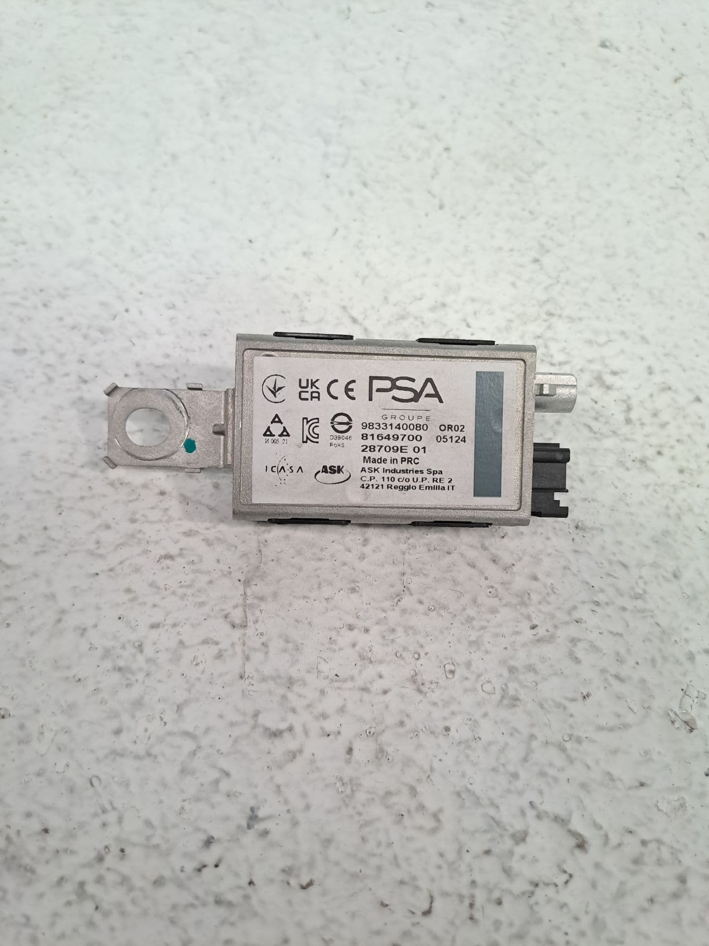 Recambio PEUGEOT 208 (P2) ref. 9833140080