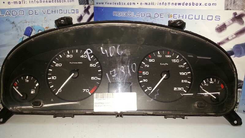 Recambio de CUADRO INSTRUMENTOS para PEUGEOT 406 BERLINA (S1/S2) referencia OEM IAM 9630372480 - AZUL