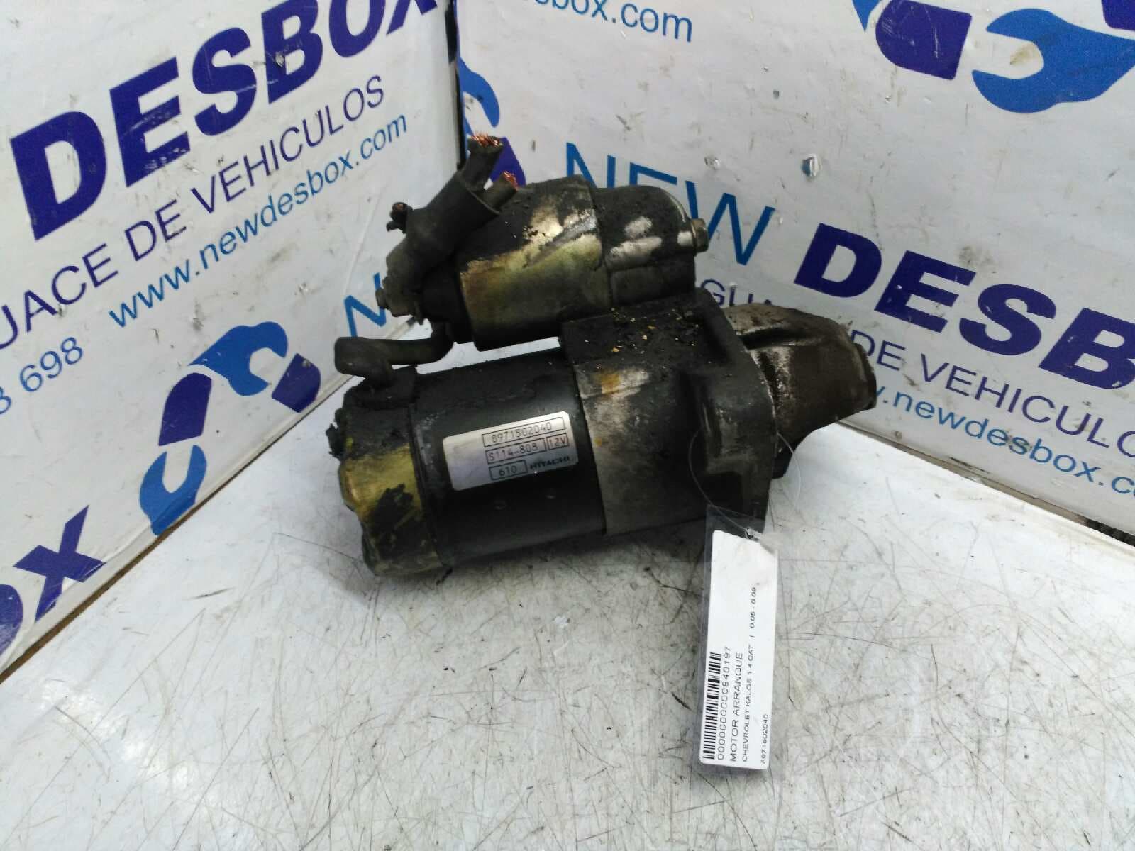 Recambio de MOTOR ARRANQUE para CHEVROLET KALOS 1.4 referencia OEM IAM 8971502040