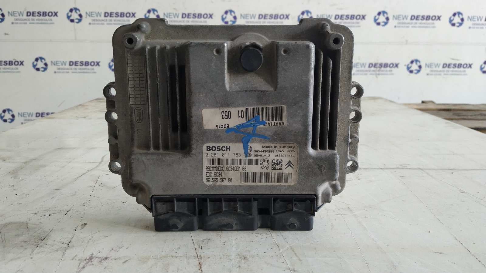 Recambio de CENTRALITA MOTOR UCE para PEUGEOT 206 BERLINA 8HX referencia OEM IAM 9658556780