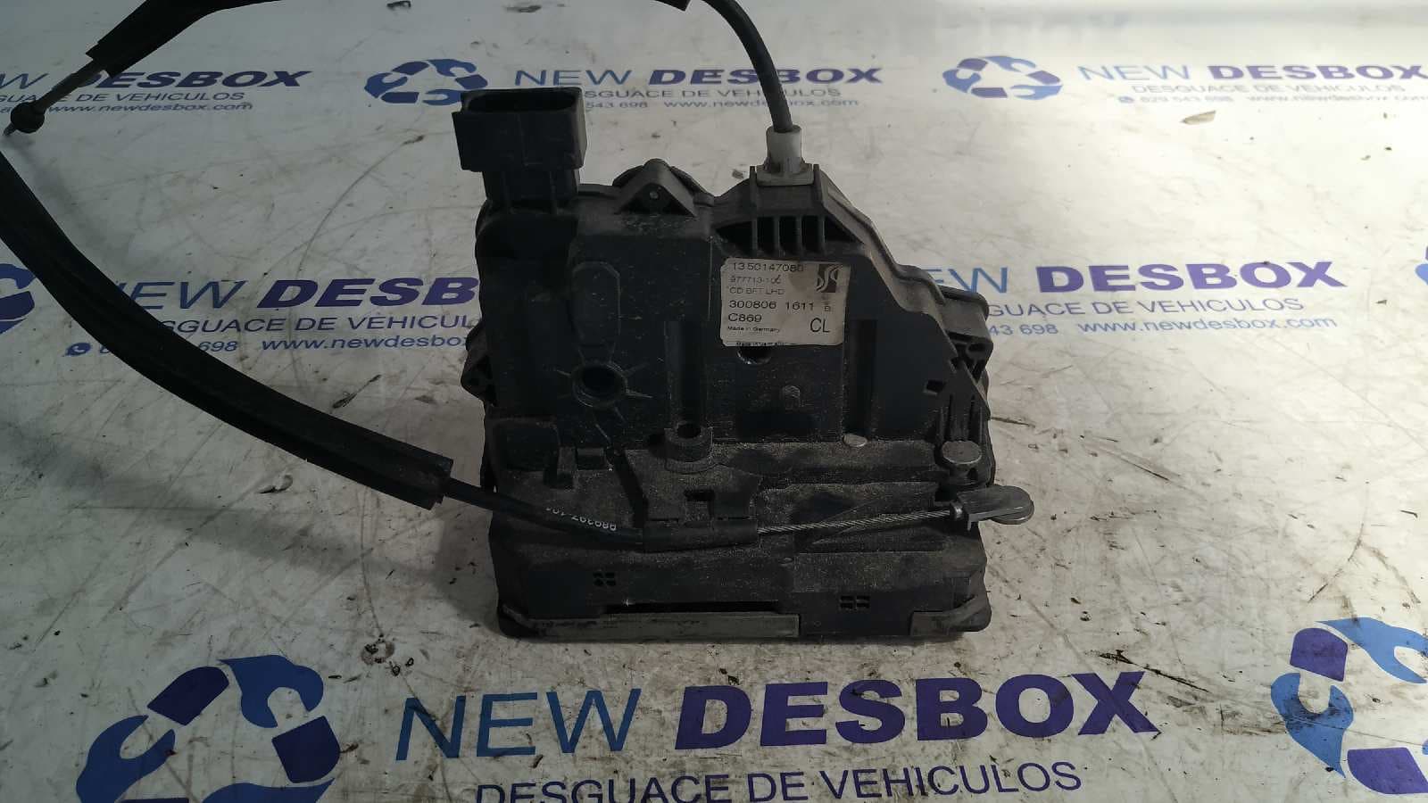 Recambio de CERRADURA PUERTA DELANTERA DERECHA para FIAT DUCATO CAJA ABEIRTA 33 (06.2006 =>) referencia OEM IAM 1350147080