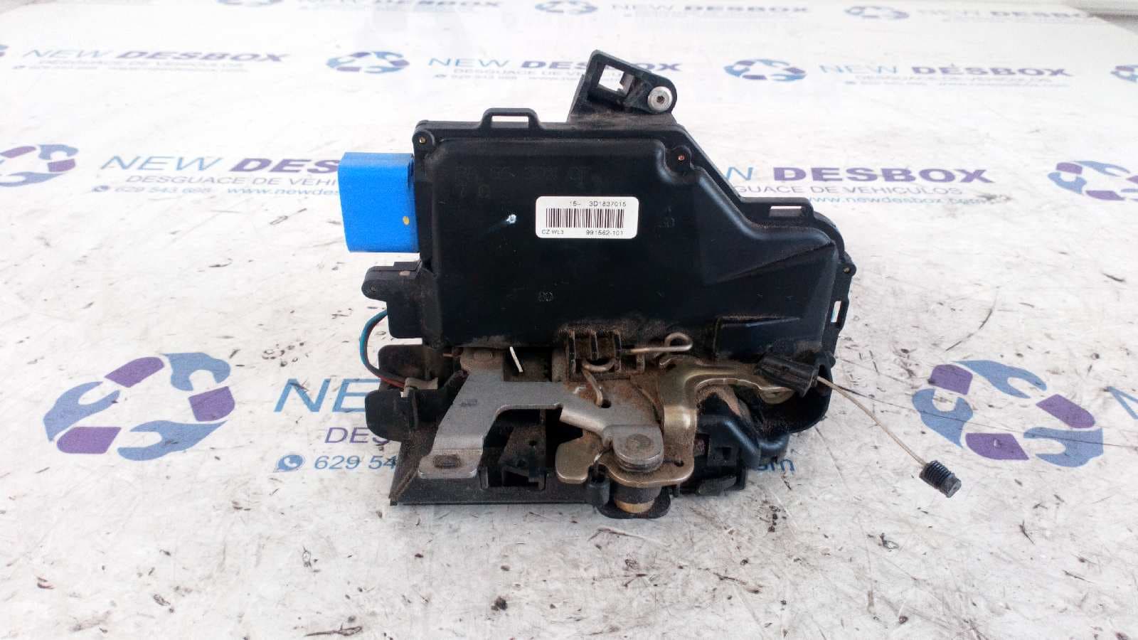 Recambio de CERRADURA PUERTA DELANTERA IZQUIERDA para VOLKSWAGEN TOUAREG (7LA) TDI R5 BAC referencia OEM IAM 991562101 - NEGRO