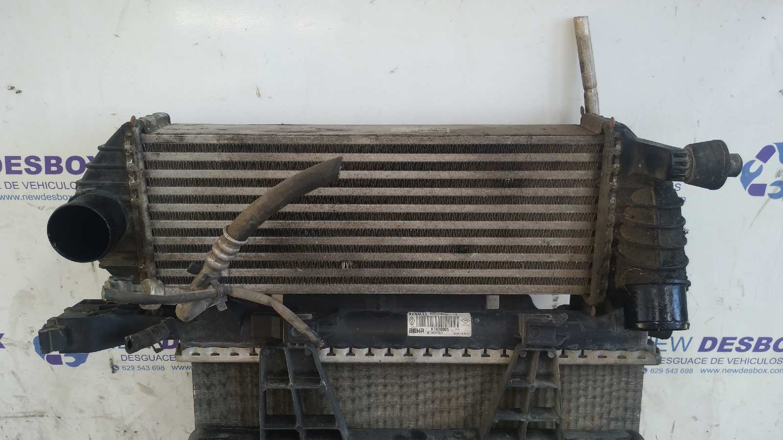 Recambio de INTERCOOLER para RENAULT KANGOO K9KA8 referencia OEM IAM 8200427469 - BLANCO