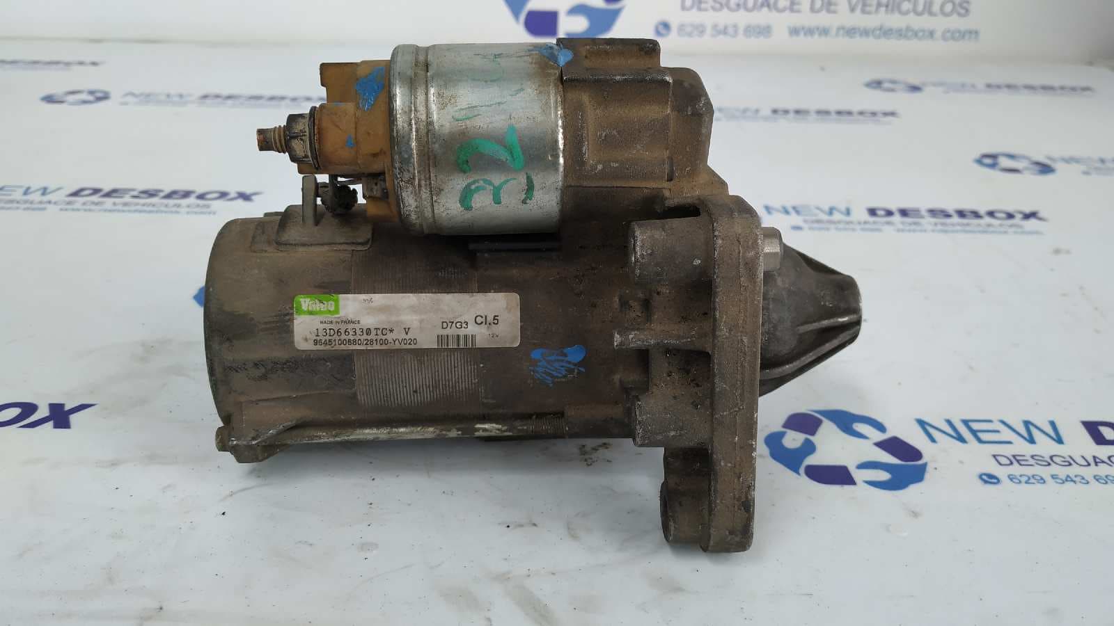 Recambio de MOTOR ARRANQUE para PEUGEOT 307 BREAK / SW (S1) 9HZ referencia OEM IAM 9645100680