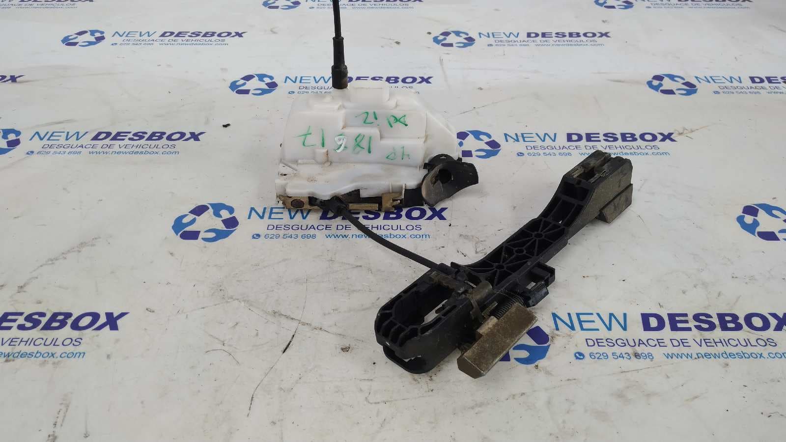 Recambio de CERRADURA PUERTA DELANTERA IZQUIERDA para RENAULT VEL SATIS (BJ0) G9T702 referencia OEM IAM - VERDE
