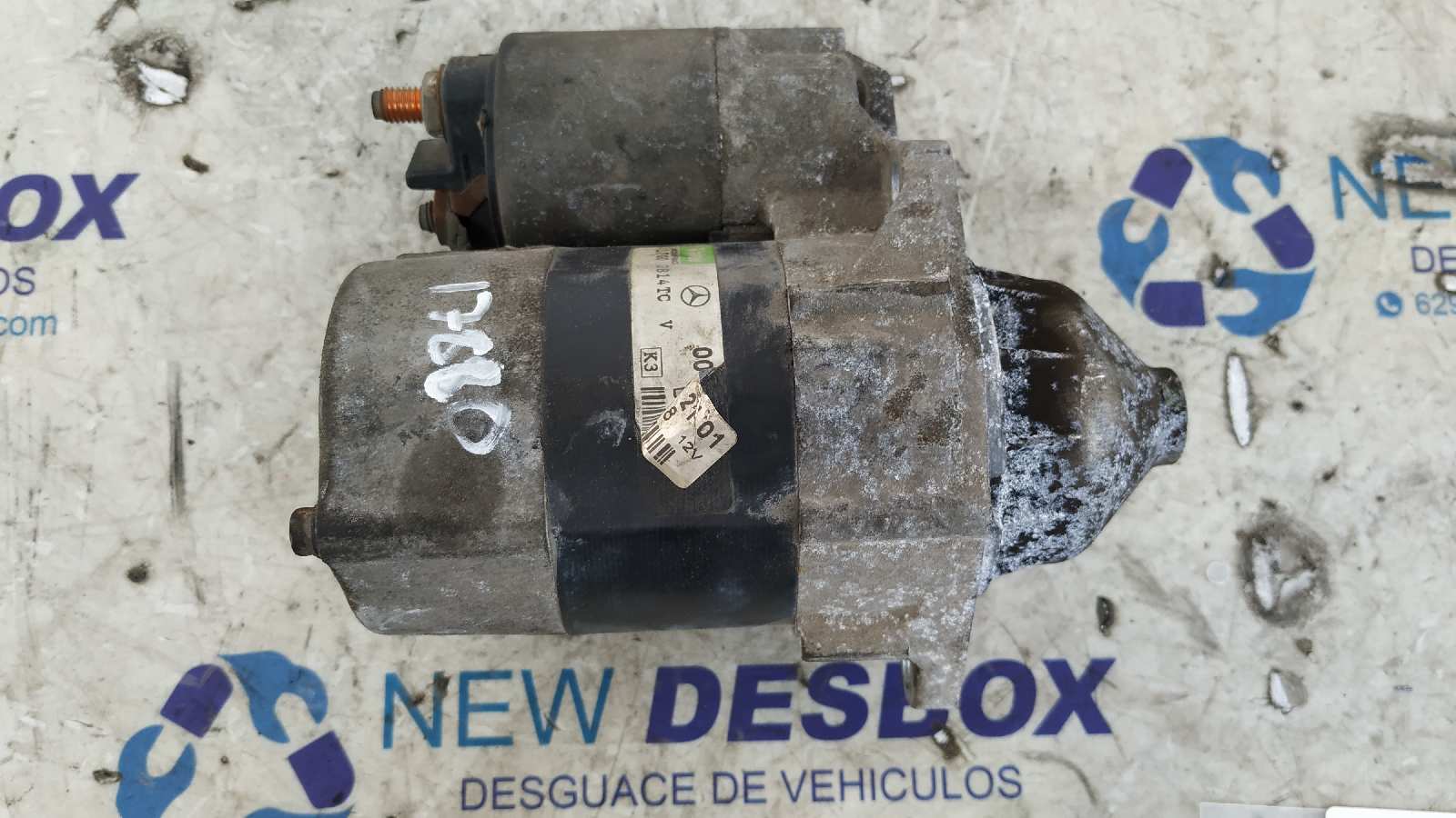 Recambio de MOTOR ARRANQUE para MERCEDES-BENZ CLASE A (W168) 166940 referencia OEM IAM 0051212101 - BLANCO