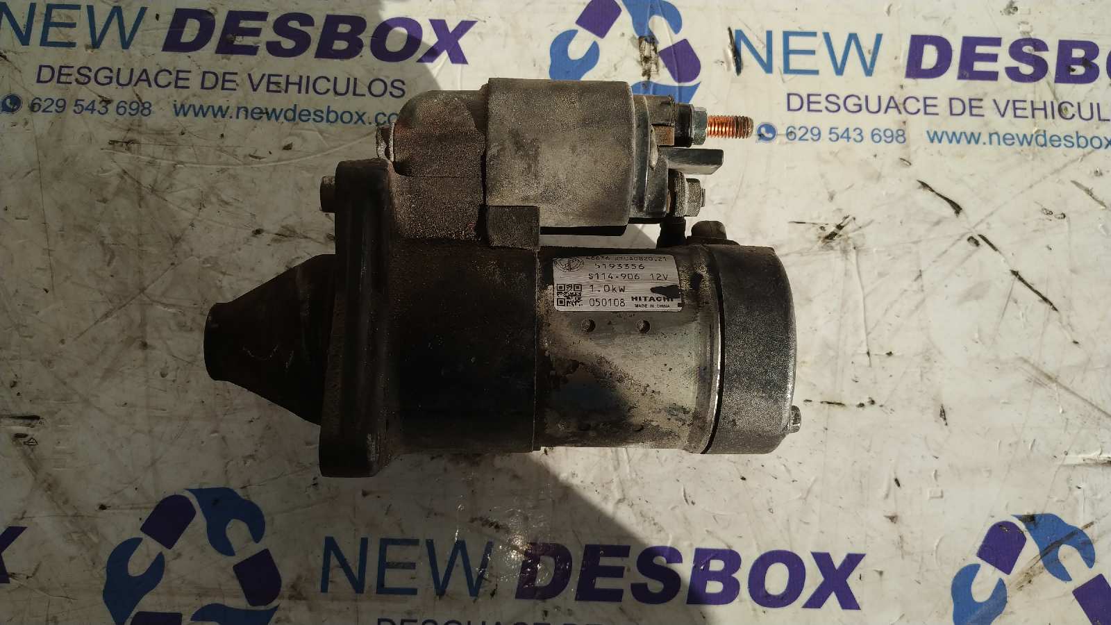 Recambio de MOTOR ARRANQUE para FIAT GRANDE PUNTO (199) 350A1000 referencia OEM IAM - GRIS PLATA