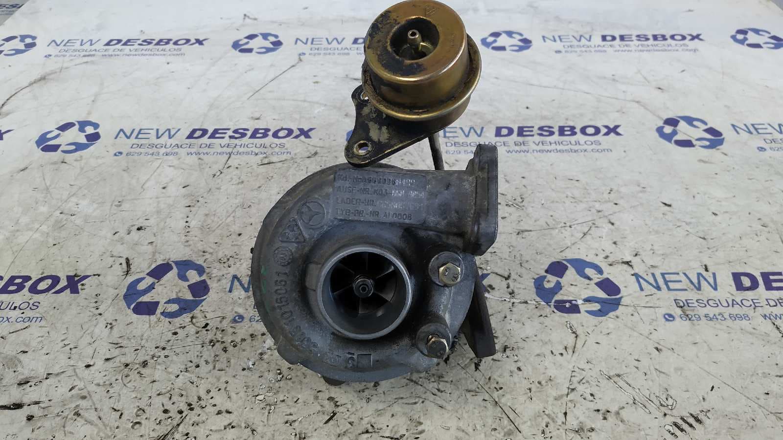 Recambio de TURBOCOMPRESOR para MERCEDES-BENZ CLASE A (W168) 668942 referencia OEM IAM A6680960499 - ROJO
