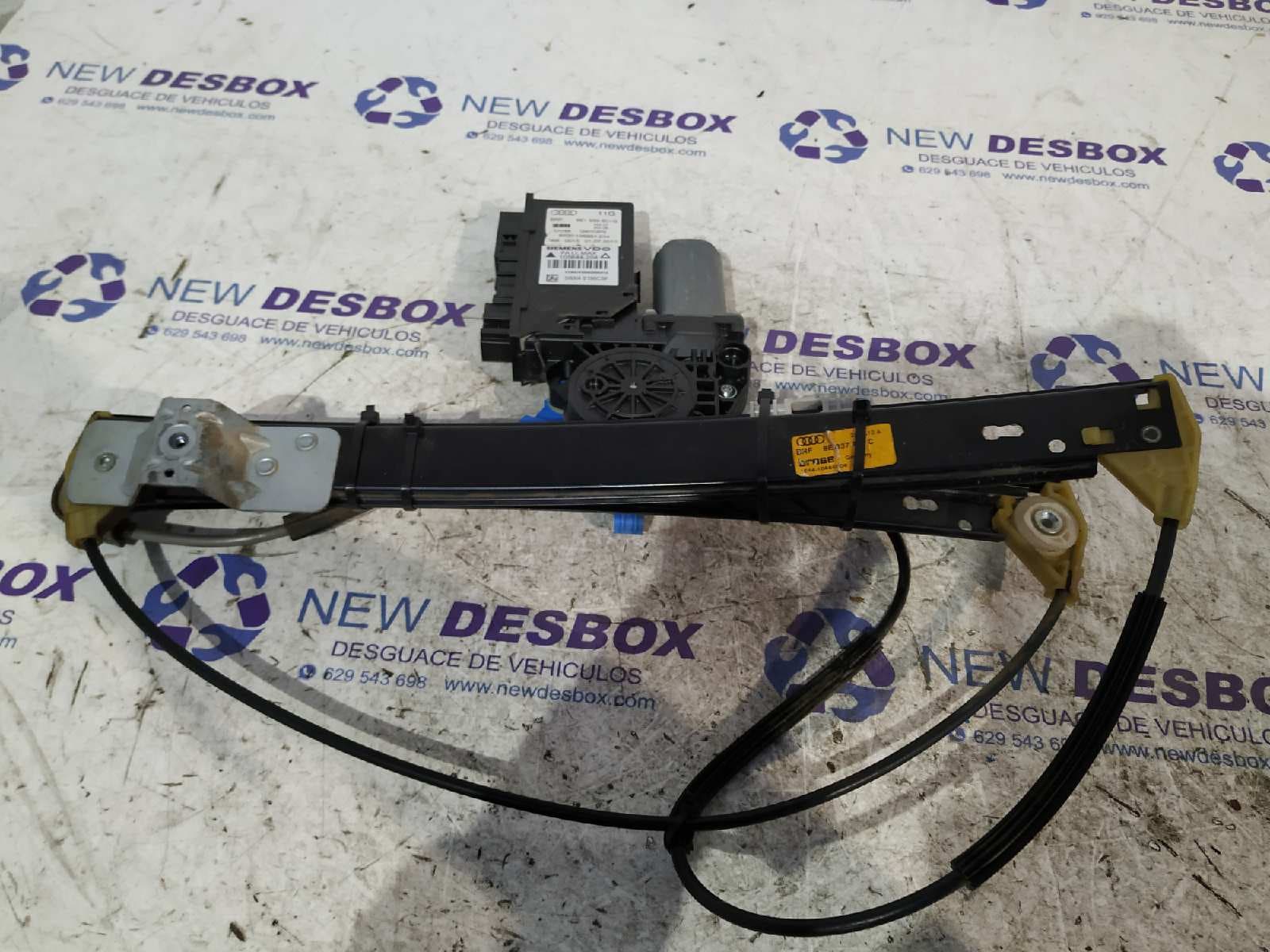 Recambio de ELEVALUNAS DELANTERO IZQUIERDO para SEAT EXEO ST (3R5)(2009>) CAGA referencia OEM IAM 130821765 - NEGRO