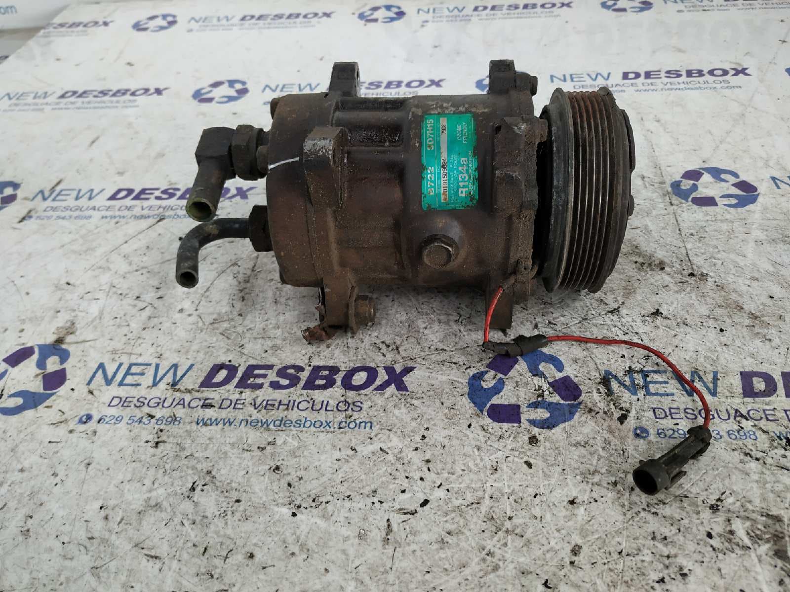 Recambio de COMPRESOR AIRE ACONDICIONADO para PEUGEOT BOXER CAJA ABIERTA (RS2850)(230)(->'02) 2.5 Diesel T9A referencia OEM IAM 0191509034 - BLANCO
