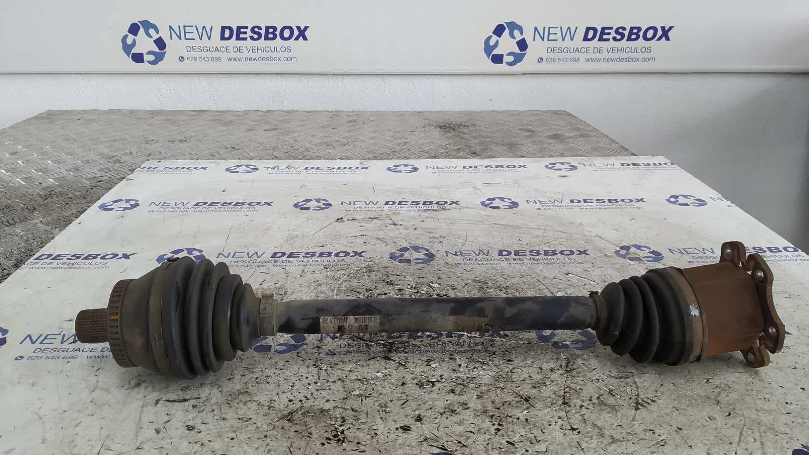 Recambio de TRANSMISION DELANTERA DERECHA para SEAT EXEO ST (3R5)(2009>) CAGA referencia OEM IAM 8E0407272AT - NEGRO