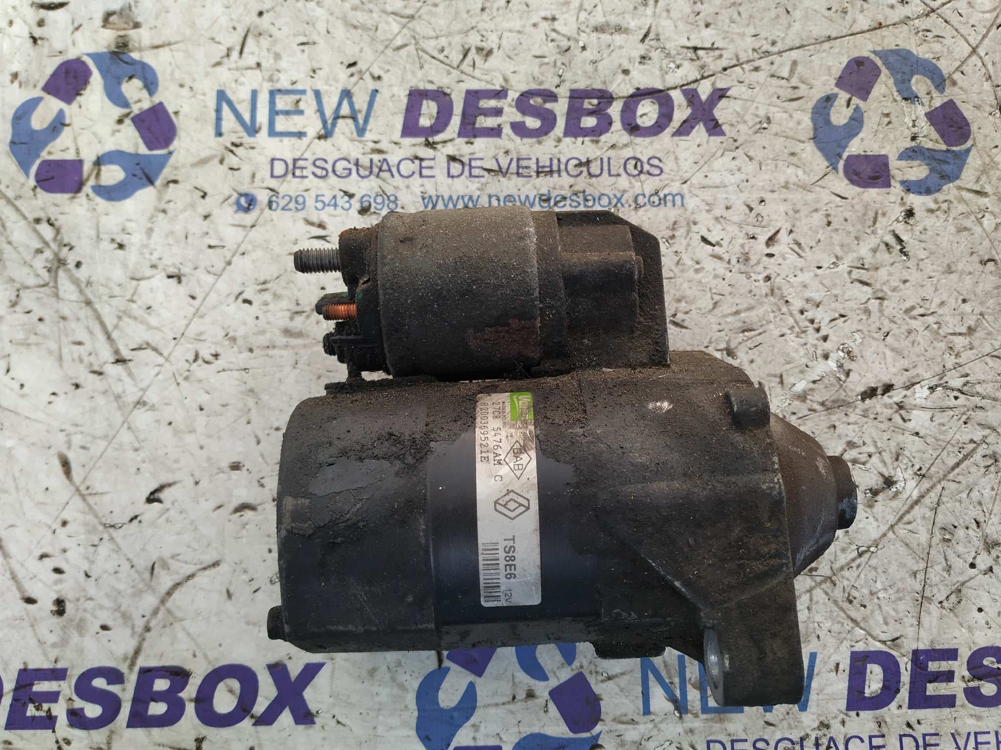 Recambio de MOTOR ARRANQUE para RENAULT CLIO III D4F784 referencia OEM IAM 8200369521E - BLANCO