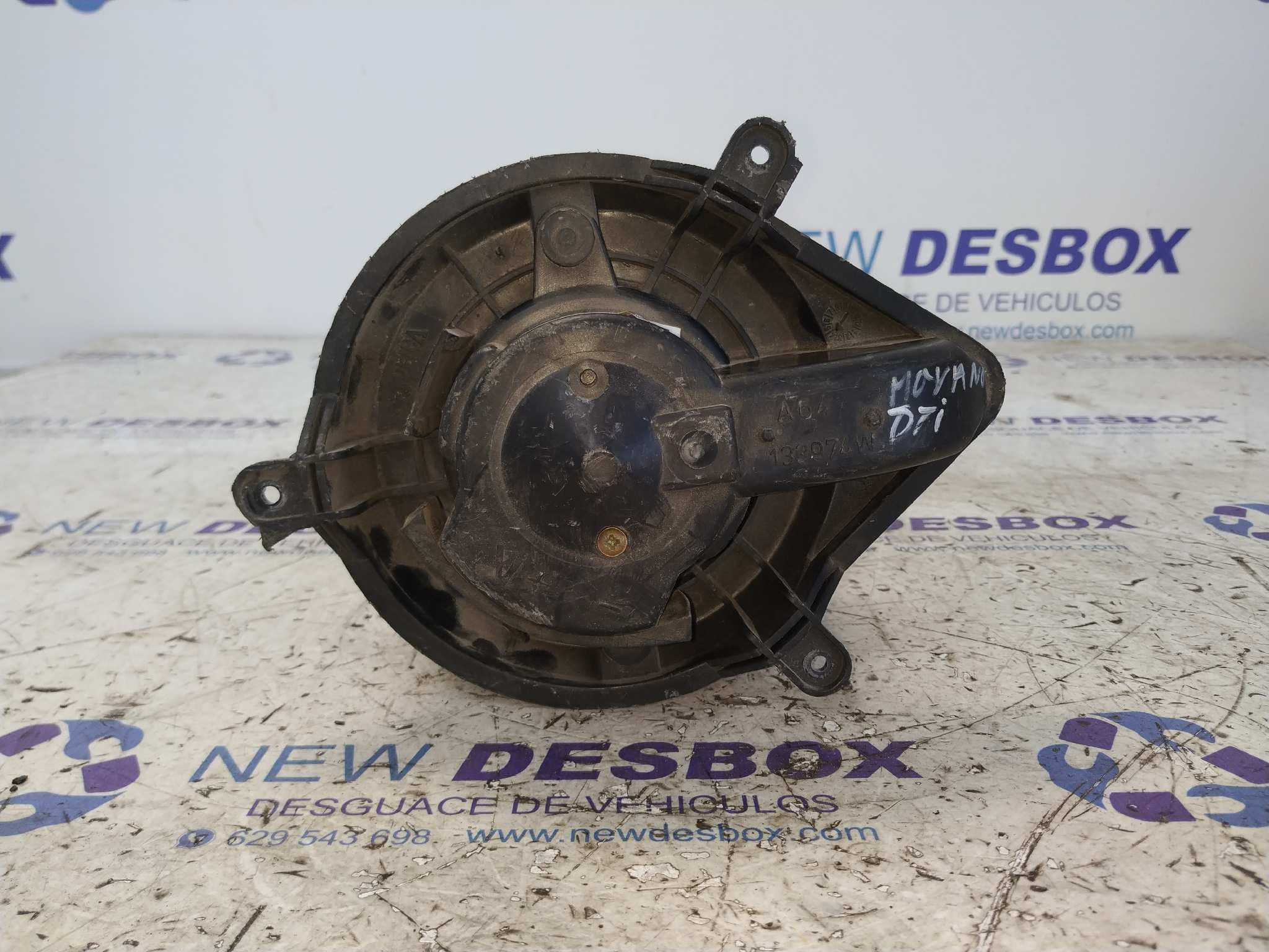 Recambio de MOTOR CALEFACCION para OPEL MOVANO 1.9 CDTI CAT (F9Q-772) F9Q referencia OEM IAM 133974W