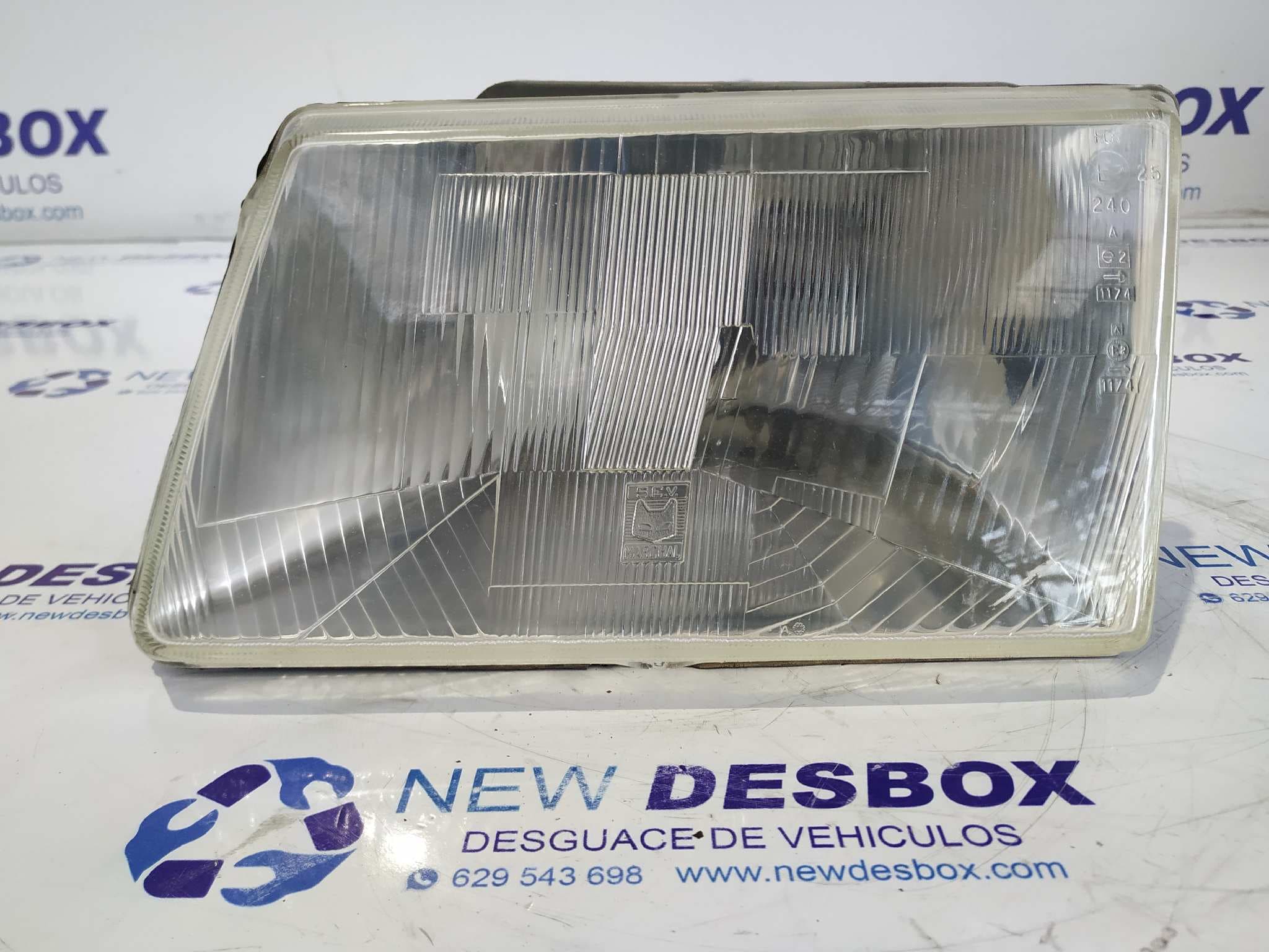 Recambio de FARO IZQUIERDO para PEUGEOT 309 1.9 D9A referencia OEM IAM 60802060 - BLANCO